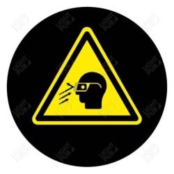 Gobo panel laser attention