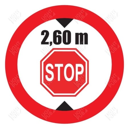 Gobo Stoppschild begrenzte Höhe Gobo Stoppschild begrenzte Höhe