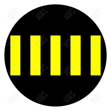 Gobo for projection Yellow illuminated crosswalk Gobo for projection Yellow illuminated crosswalk
