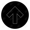 Gobo for light arrow projection