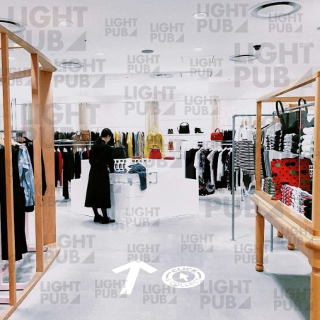 Illuminated click and collect store signage Illuminated click and collect store signage