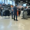 Floor spotlight in sports store