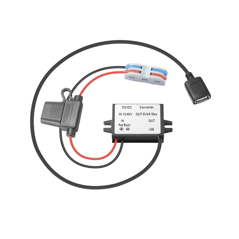 USB-Transformator für Gabelstapler, 10–90 V