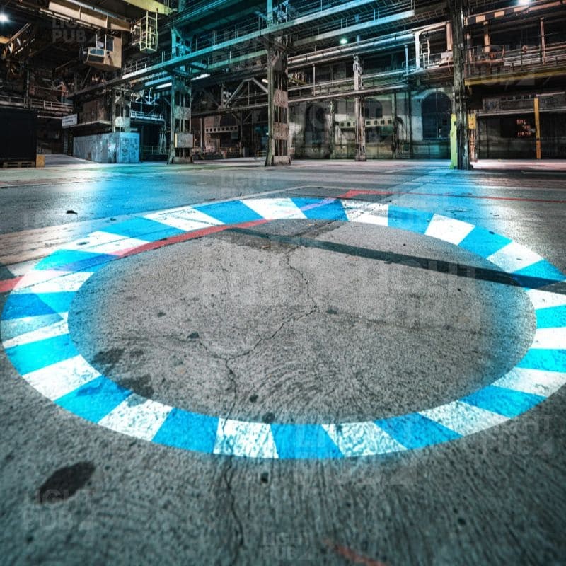 Overhead Crane Safety Light – Industrial Floor Light Circle